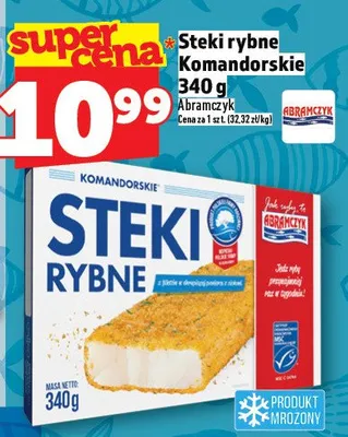 Steki rybne Komandorskie promocja w TOPAZ