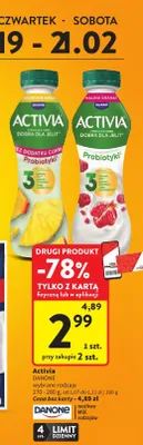 Napój jogurtowy Activia promocja w Intermarche