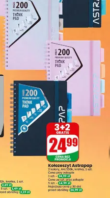Kołozeszyt Astrapap promocja w Dino