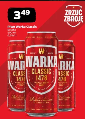 Piwo Classic promocja w Netto