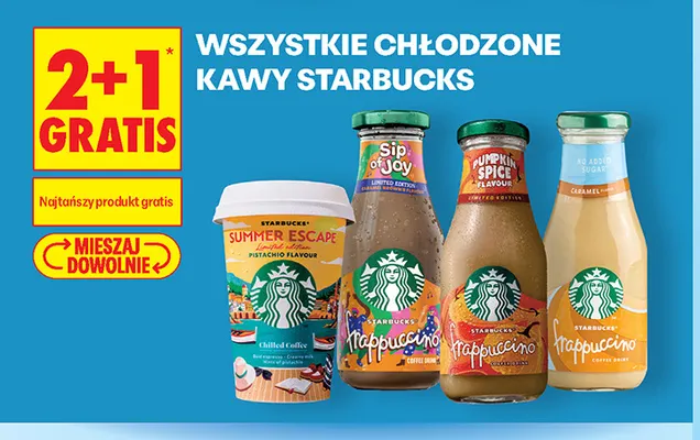 Kawa mrożona Frappuccino Pumpkin Spice Flavour Starbucks promocja w Biedronka