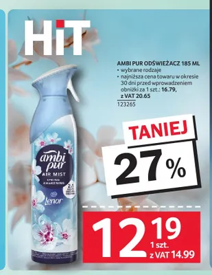 Odświeżacz powietrza Ambi Pur promocja w Selgros