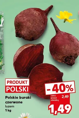Buraki czerwone luzem Kaufland promocja w Kaufland