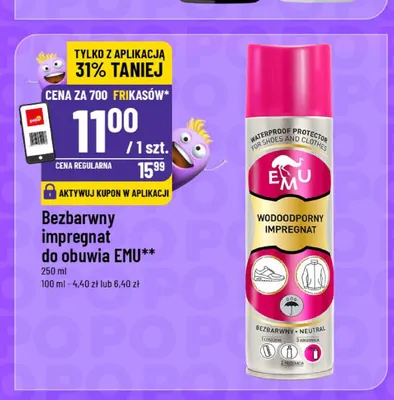 Bezbarwny impregnat do obuwia EMU promocja w POLOmarket