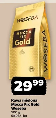 Kawa mielona Mocca Fix Gold promocja w Netto
