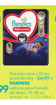 Pieluchomajtki dla dzieci Pampers promocja w Super-Pharm