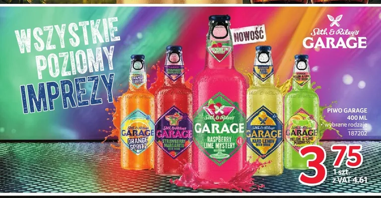 Piwo Garage Strawberry Margarita promocja w Selgros