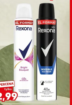 Dezodorant w sprayu Rexona promocja w Kaufland