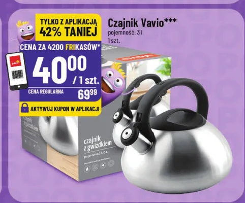 Czajnik Vavio 3 l promocja w POLOmarket