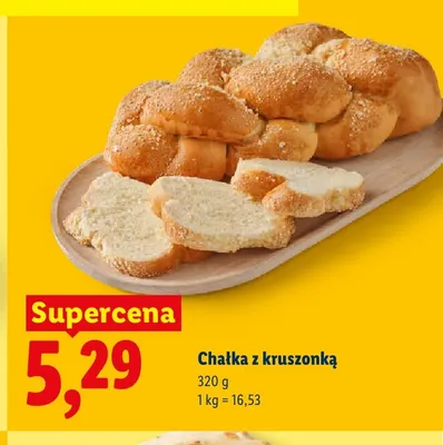 Chałka z kruszonką promocja w Lidl