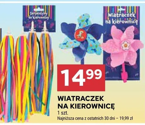 Wiatraczek na kierownicę spider-man promocja w Stokrotka