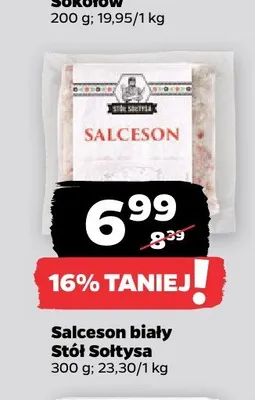 Salceson biały Stół Sołtysa promocja w Netto