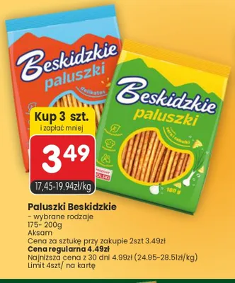 Paluszki Beskidzkie delikates promocja w Market Point