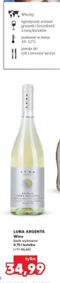 Wino białe wytrawne Luna Argenta promocja w Kaufland