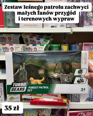 Zestaw leśnego patrolu Turbo Gears promocja w Pepco