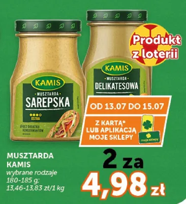 Musztarda Kamis Delikatesowa promocja w Groszek