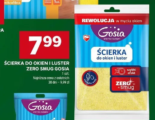 Ścierka do okien i luster Zero Smug promocja w Stokrotka