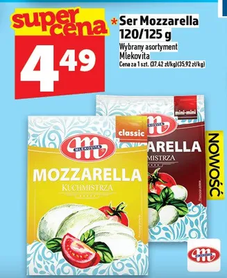 Ser Mozzarella promocja w TOPAZ