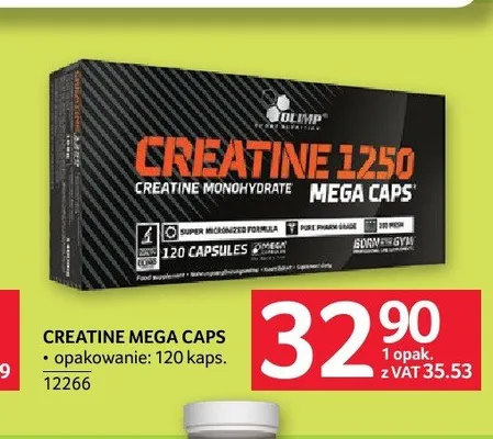 Creatine Mega Caps OLIMP promocja w Selgros