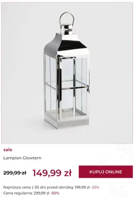 Lampion Glowtern home&you promocja w home&you