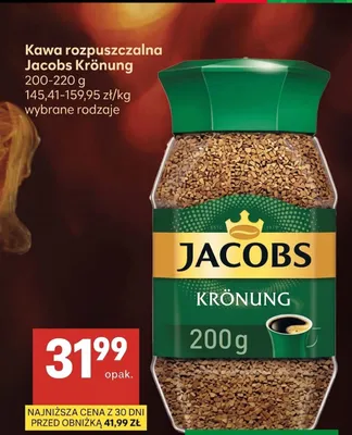 Kawa rozpuszczalna Jacobs Krönung promocja w Delikatesy Centrum