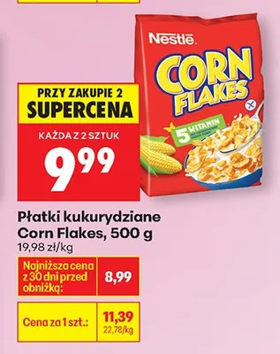 Płatki kukurydziane Corn Flakes promocja w Biedronka