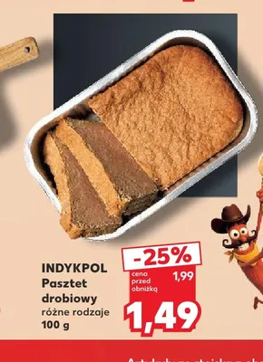 Pasztet drobiowy Indykpol promocja w Kaufland