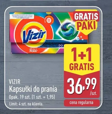 Kapsułki do prania Vizir promocja w Aldi
