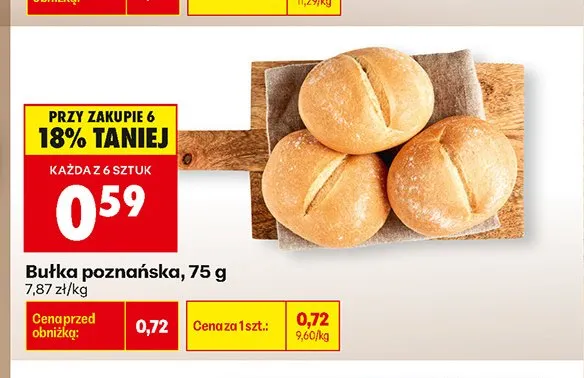 Bułka poznańska promocja w Biedronka