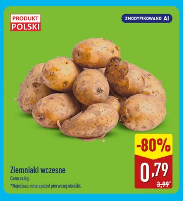Ziemniaki wczesne promocja w Aldi