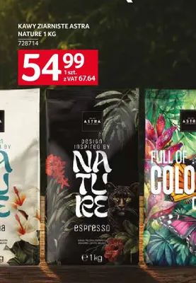 Kawa ziarnista Astra Nature Espresso promocja w Selgros
