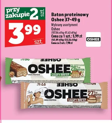 Baton proteinowy Oshee promocja w TOPAZ