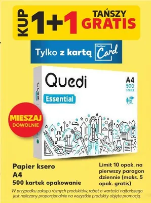 Papier ksero A4 opakowanie promocja w Kaufland
