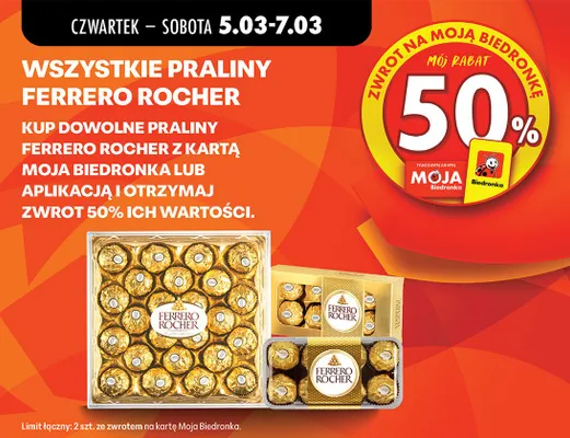 Praliny promocja w Biedronka