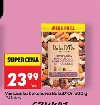Mieszanka bakaliowa, 500 g promocja w Biedronka