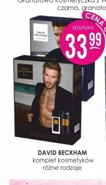 Komplet kosmetyków David Beckham promocja w Drogerie Jasmin