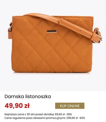 Torebka damska listonoszka Wittchen promocja w Wittchen