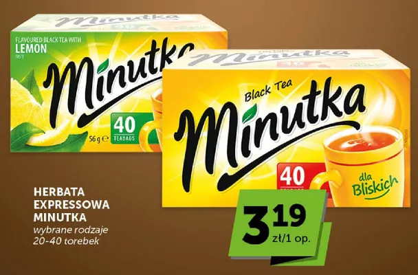 Herbata expressowa Minutka promocja w ABC