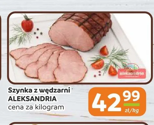 Szynka z wędzarni Aleksandria promocja w Społem Częstochowa