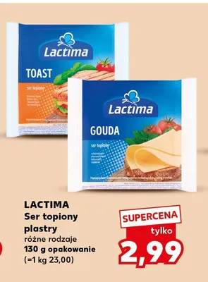 Ser topiony w plastrach Toast Lactima promocja w Kaufland