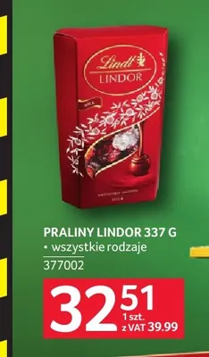 Praliny Lindor Lindt promocja w Selgros