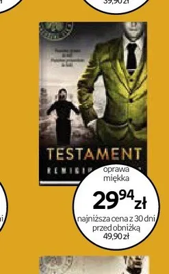 Książka Testament Joanna Chyłka Remigiusz Mróz oprawa miękka promocja w Empik