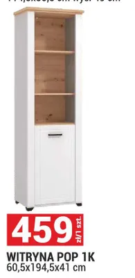 Witryna POP 1K 60,5x194,5x41cm promocja w Merkury Market