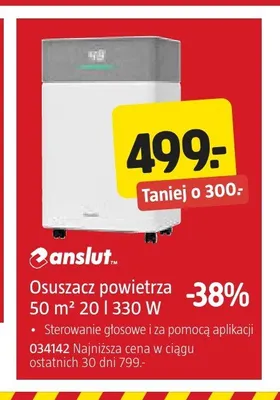Osuszacz powietrza Anslut promocja w Jula