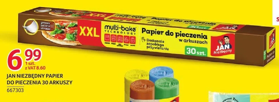 Papier do pieczenia Jan Niezbędny 30 arkuszy promocja w Selgros