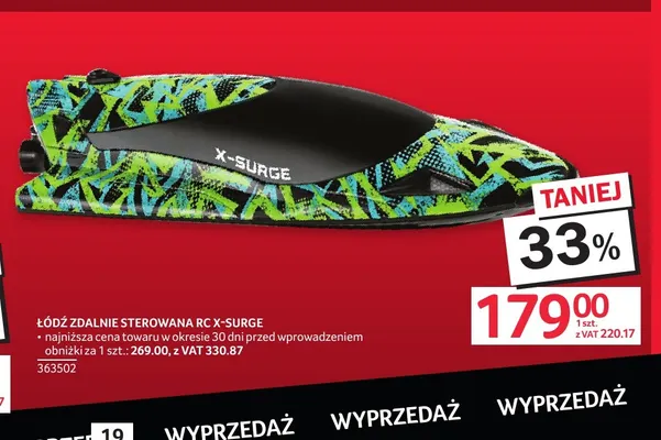 Łódź zdalnie sterowana RC X-Surge promocja w Selgros