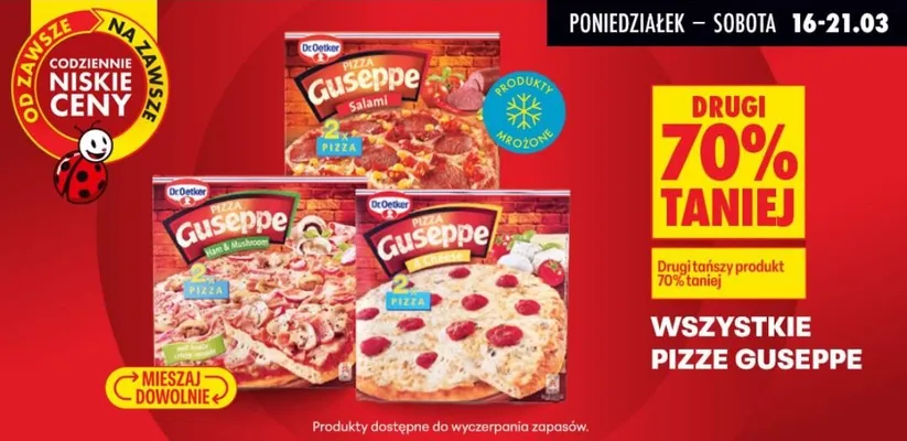Wszystkie pizze promocja w Biedronka