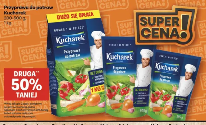 Przyprawa do potraw Kucharek promocja w Delikatesy Centrum
