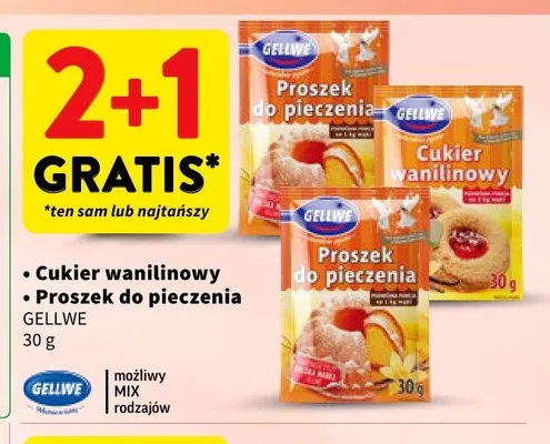 Proszek do pieczenia Gellwe promocja w Intermarche