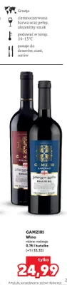 Wino czerwone Gamziri Saperavi promocja w Kaufland